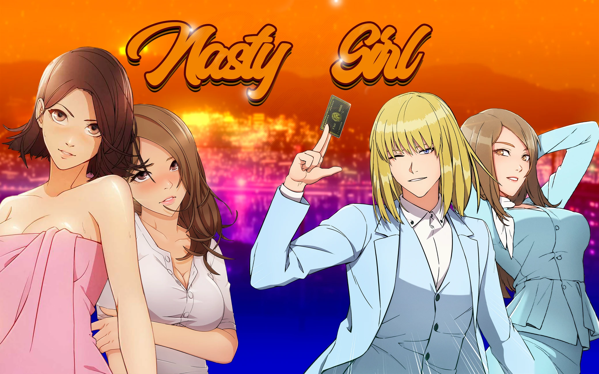 Nasty Girl Comic - Tangled Romance and Rivalry