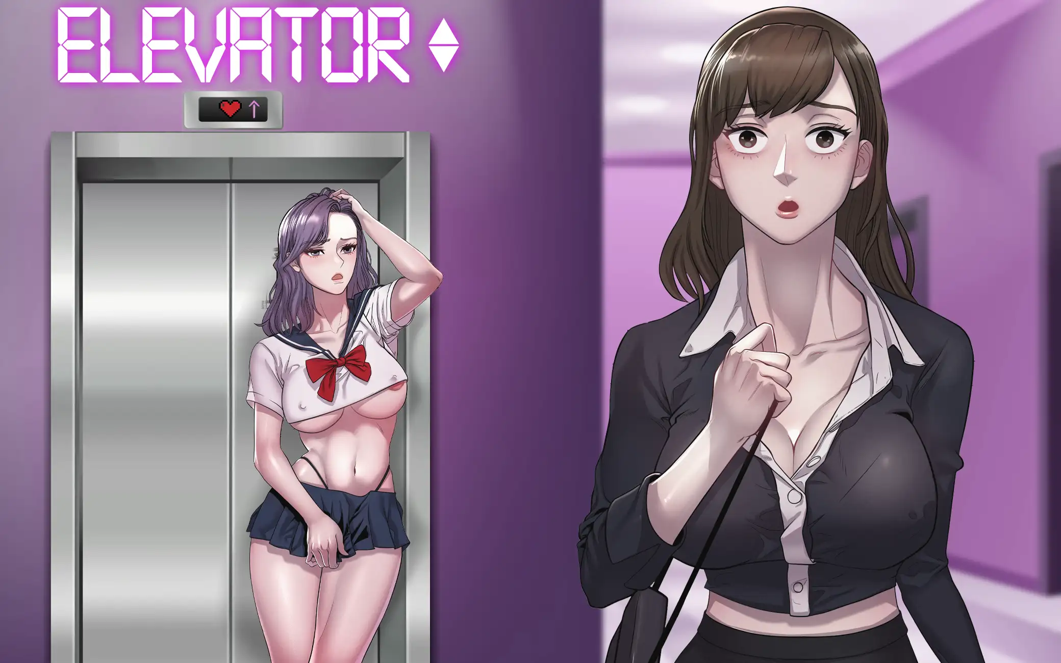 Elevator Comic - Entangled Emotions | HoneyToon cover