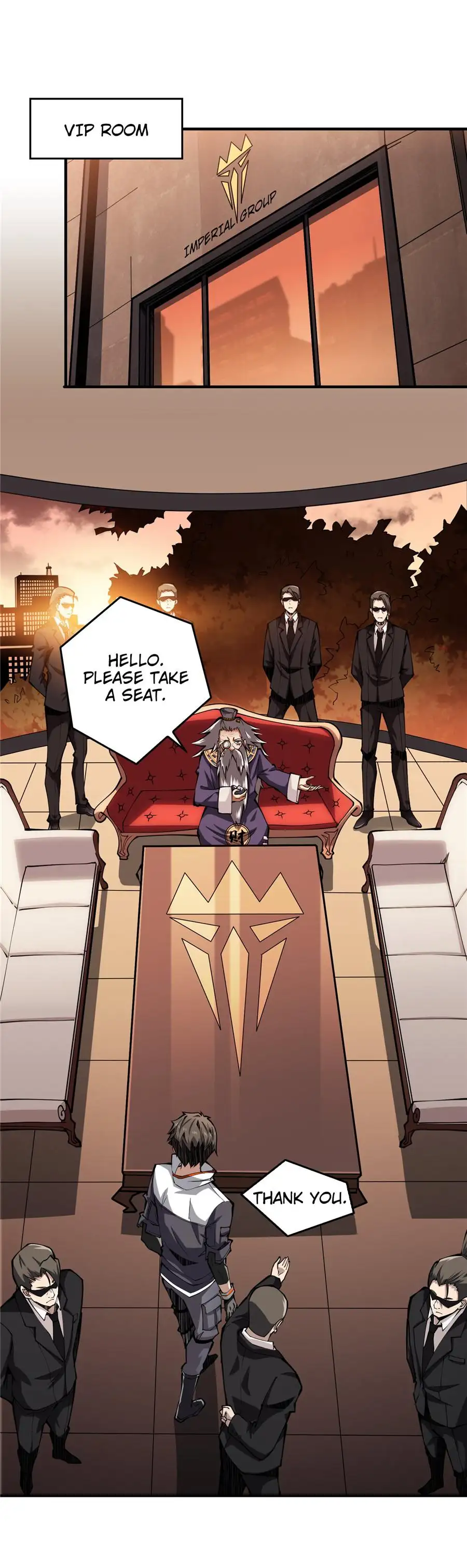 You will have a King account at the beginning - Episode 5 - read scene 18