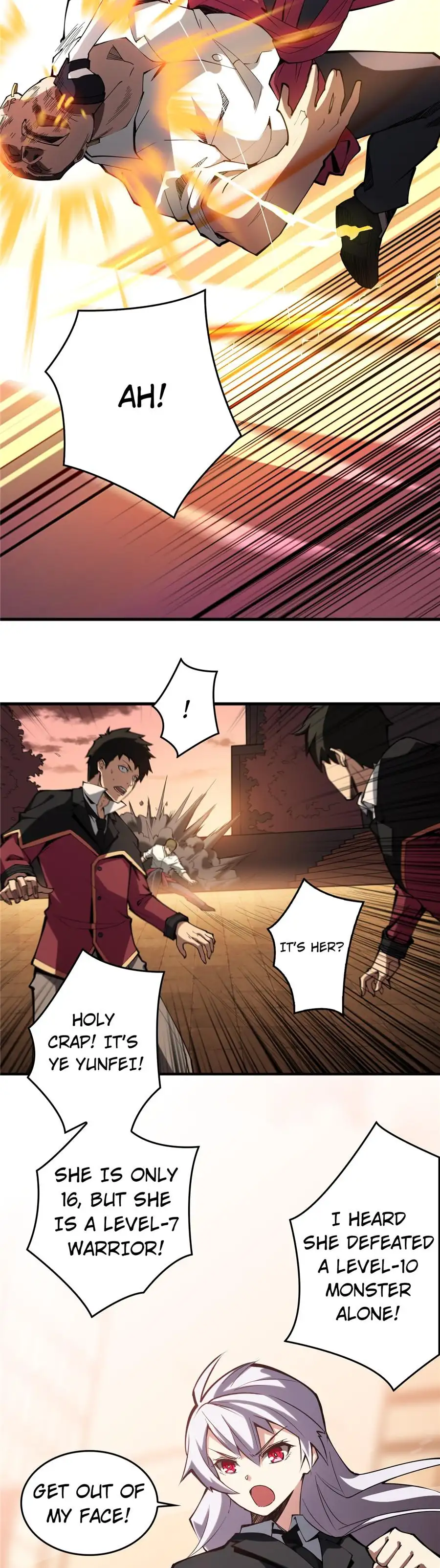 You will have a King account at the beginning - Episode 1 - read scene 22