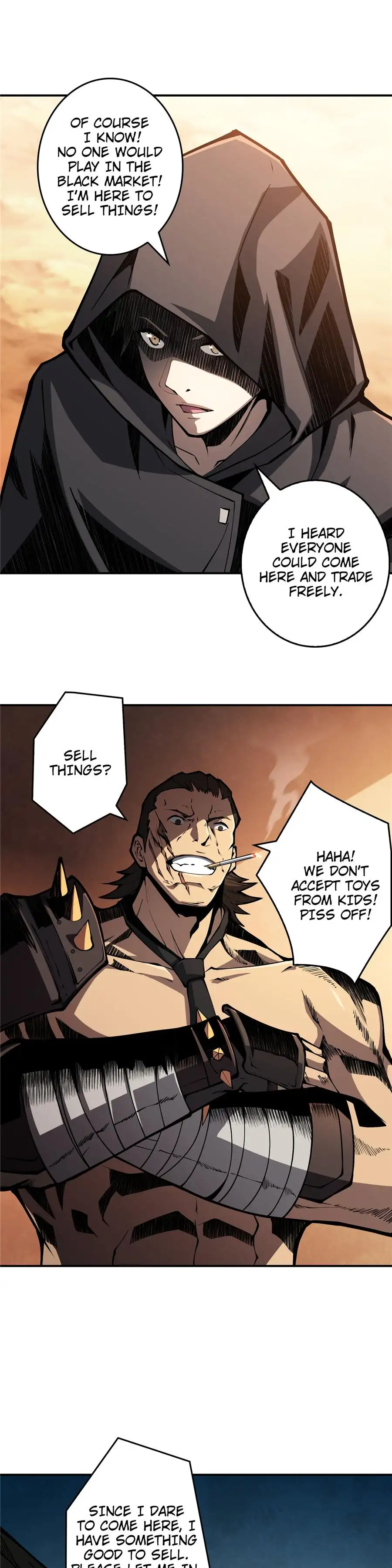 You will have a King account at the beginning - Episode 5 - read scene 8