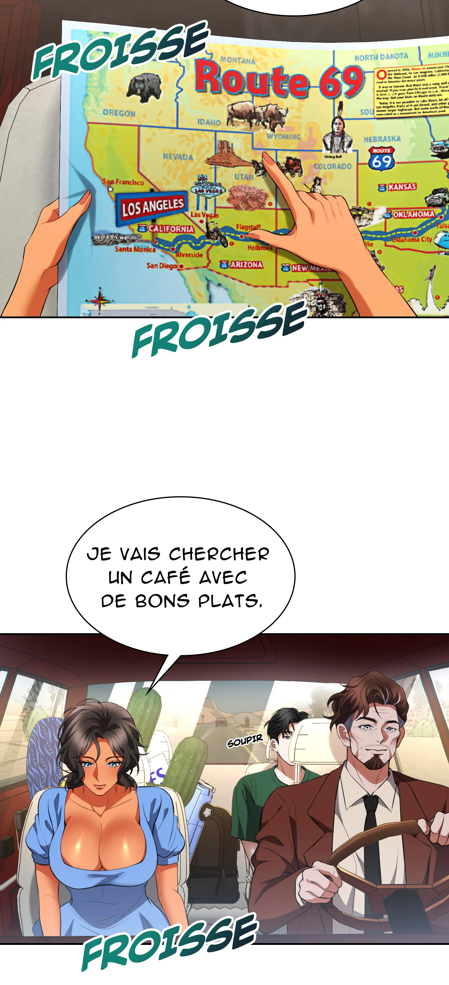 Route Du Désir Avec Ma Belle-mère à L’arrière - Episode 1 - read scene 9
